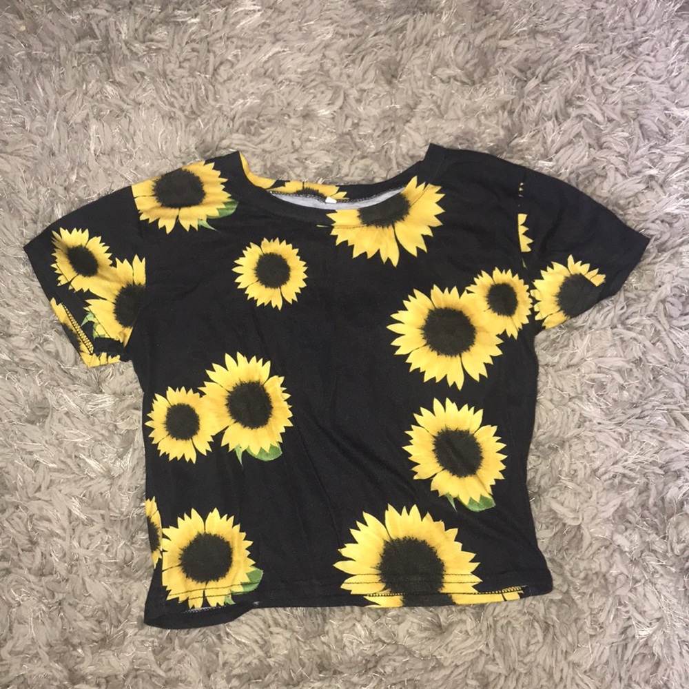 Sunflower Crop Top
